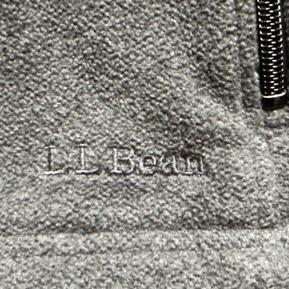 L.L.Bean Women's Mountain Classic Fleece Vest Gray Size Large - Cozy! - Picture 4 of 8